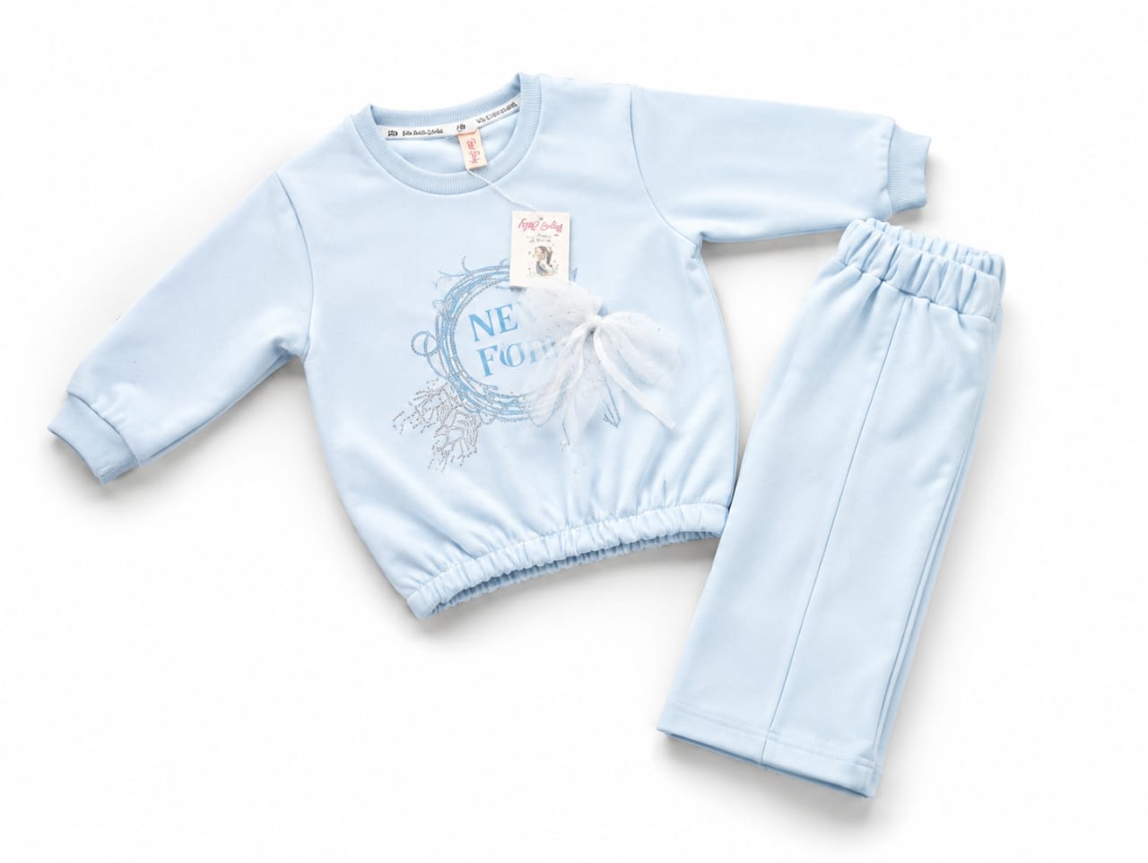 Toddler Girl Pink Co-Ord Lounge Set | "New Trend" Tracksuit