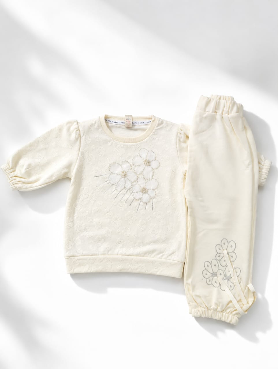 Baby Girl 2-Piece Sweatshirt & Sweatpants Tracksuit Set