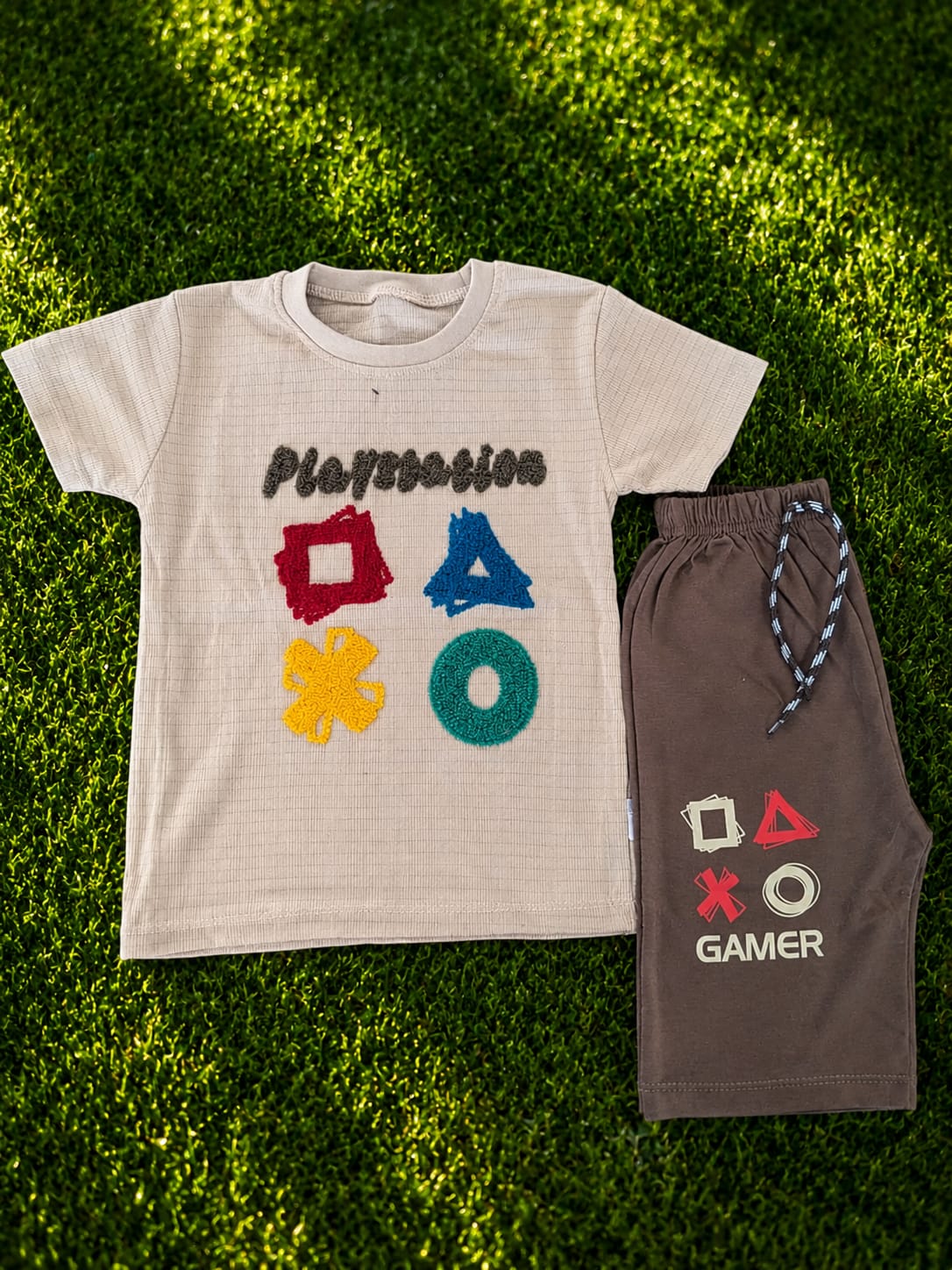 Baby Boys' PlayStation Graphic T-Shirt & Shorts Set Suit